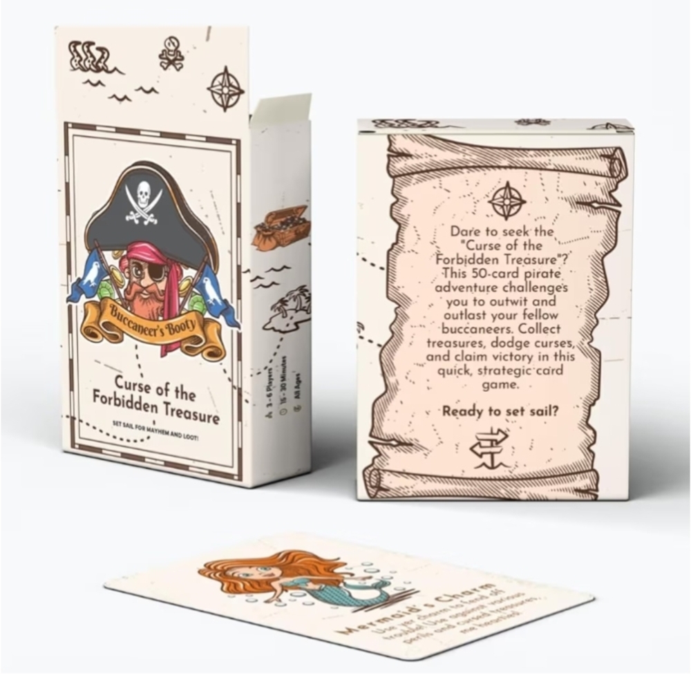 Brand New Curse of the Forbidden Treasure Card Game